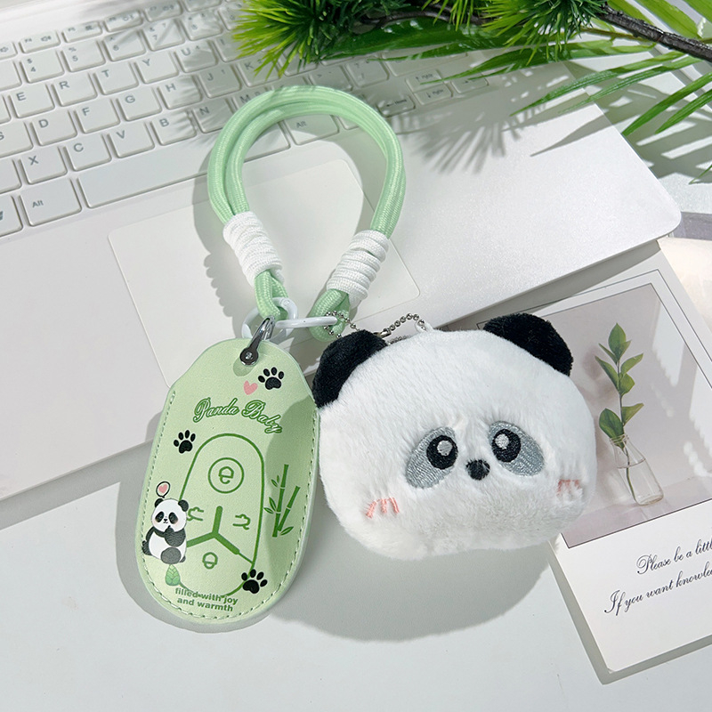 Geely Panda modelio raktų dėklas — piešinio stilius, super pluošto oda, pritaikomas