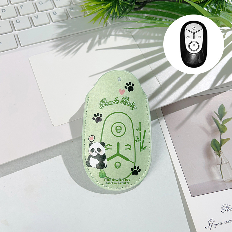 Geely Panda modelio raktų dėklas — piešinio stilius, super pluošto oda, pritaikomas