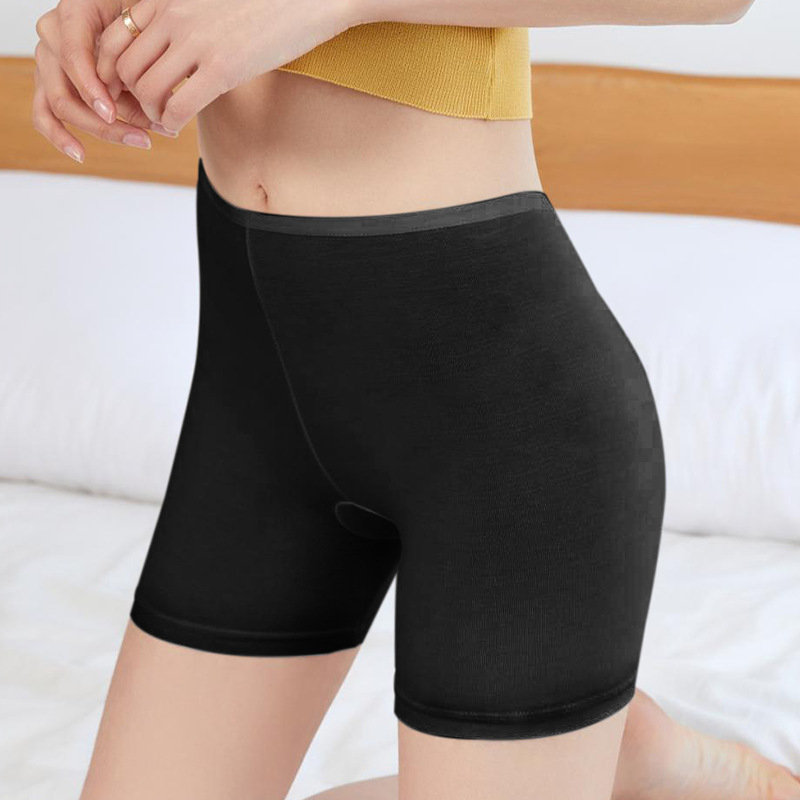 Moteriškos Modalinės saugios kelnaitės su vidutiniu juosmeniu, medvilnės pamušalas, greitas džiūvimas