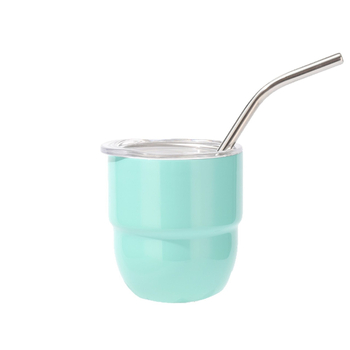 Μίνι θερμός κύπελλο αυτοκινήτου με εσωτερικό από ανοξείδωτο ατσάλι 304 και εξωτερική επιφάνεια από 201, φορητός απομονωμένος σχεδιασμός, διατηρεί τη θερμοκρασία 0–6 ωρών, δυνατότητα εκτύπωσης λογότυπου.