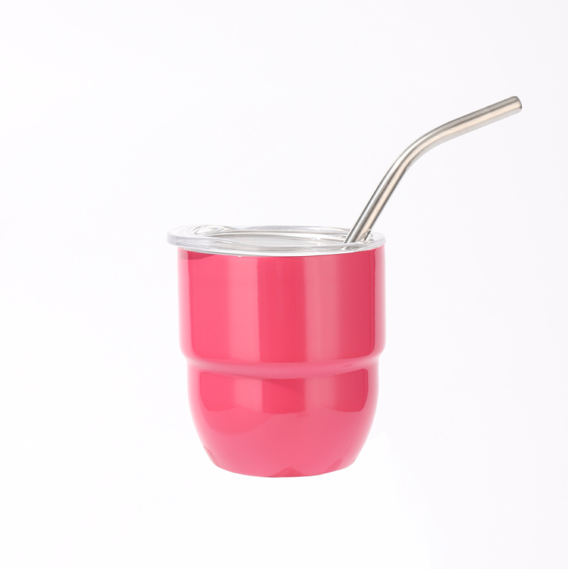 Мини термос чаша за кола с вътрешност от 304 неръждаема стомана и външна обвивка от 201, преносим изолиран дизайн, запазва топлина 0–6 часа, възможност за печат на лого.