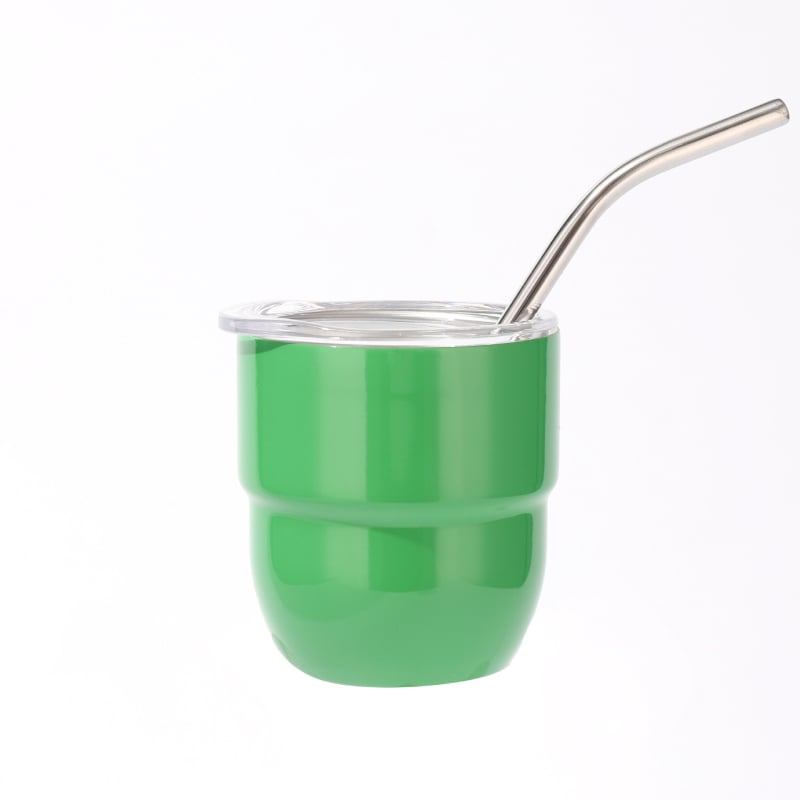 Мини термос чаша за кола с вътрешност от 304 неръждаема стомана и външна обвивка от 201, преносим изолиран дизайн, запазва топлина 0–6 часа, възможност за печат на лого.