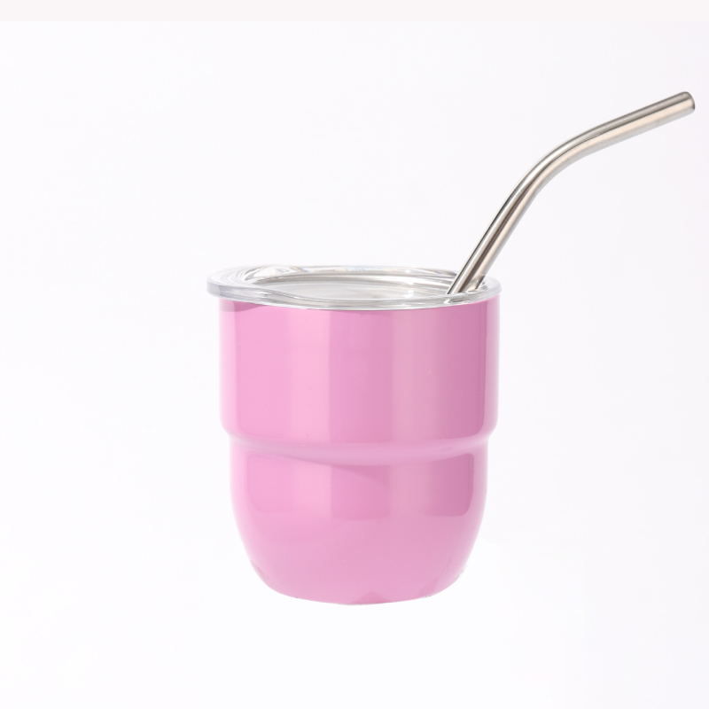 Мини термос чаша за кола с вътрешност от 304 неръждаема стомана и външна обвивка от 201, преносим изолиран дизайн, запазва топлина 0–6 часа, възможност за печат на лого.