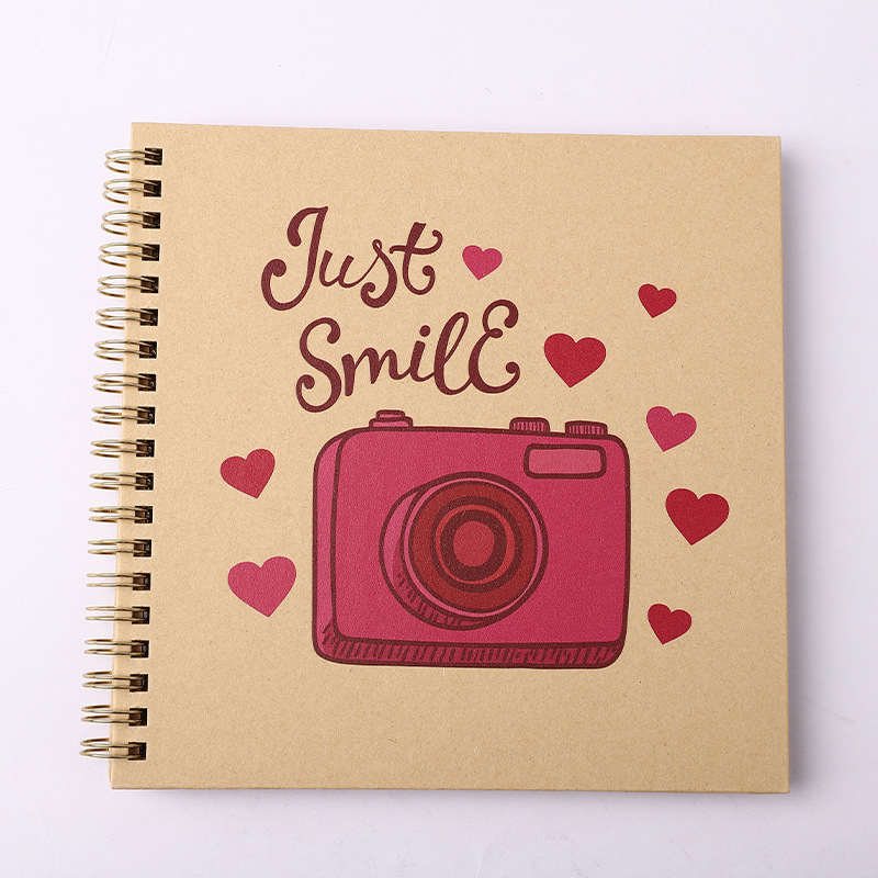 Βιβλίο Καταγραφής Ανάπτυξης Μωρού – DIY Φωτογραφικό Άλμπουμ, Σπειροειδές Δέσιμο, Κάλυμμα από Craft Χαρτί, 20 Σελίδες, Μάρκα Guyoo