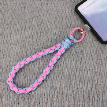 Каишка за мобилен телефон – полиестерна плетена връзка с метална катарама, персонализирано лого, самостоятелно опакована