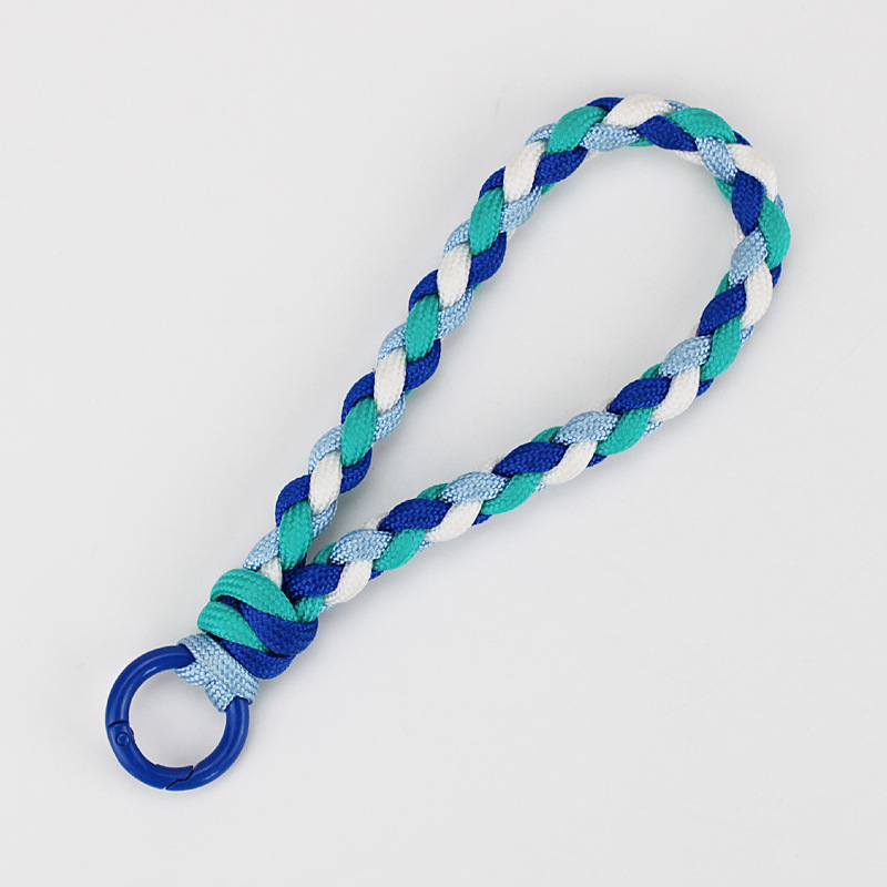 Каишка за мобилен телефон – полиестерна плетена връзка с метална катарама, персонализирано лого, самостоятелно опакована