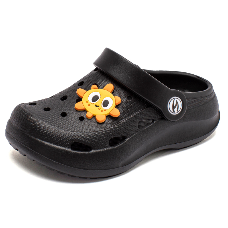 Hobby Bear vasaras bērnu pludmales apavi - universāli, EVA augšdaļa, ar slēgtu pirkstu un caurumiem, vecums 1–6 gadi