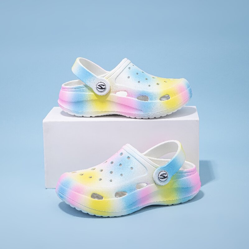 Hobby Bear vasaras bērnu pludmales apavi - universāli, EVA augšdaļa, ar slēgtu pirkstu un caurumiem, vecums 1–6 gadi