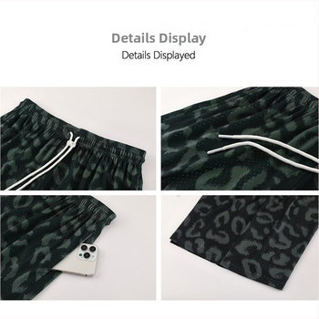 Σορτς με χαλαρή γραμμή από πολυεστέρα, γρήγορο στέγνωμα, μεσαία μέση, unisex ενήλικες