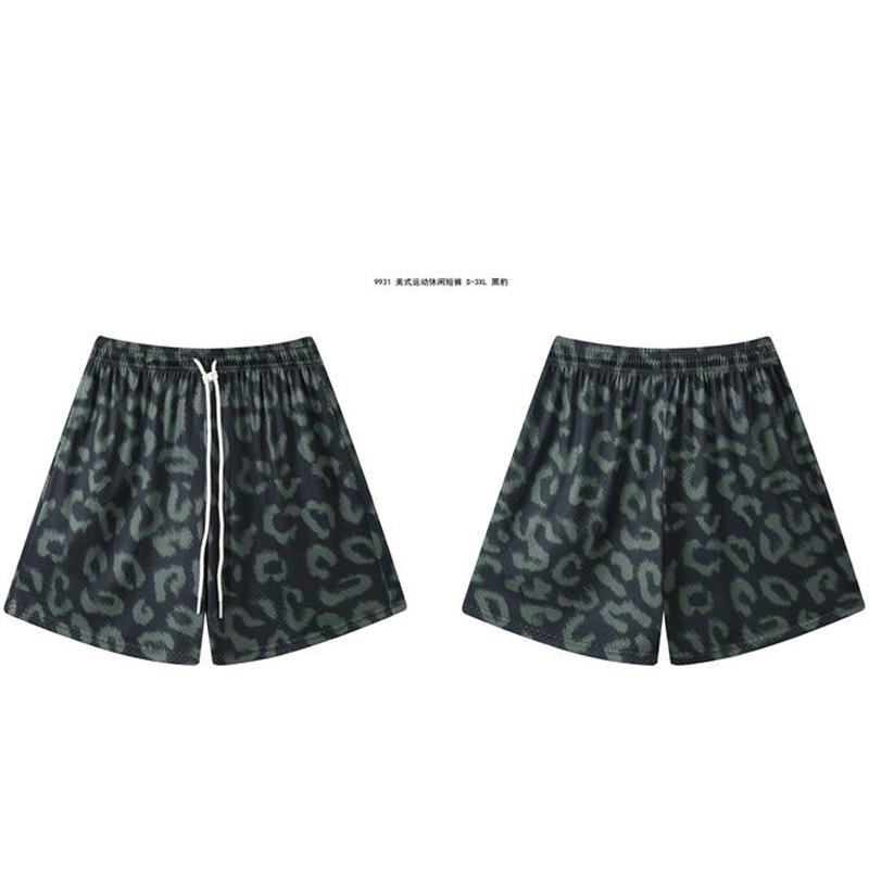 Σορτς με χαλαρή γραμμή από πολυεστέρα, γρήγορο στέγνωμα, μεσαία μέση, unisex ενήλικες