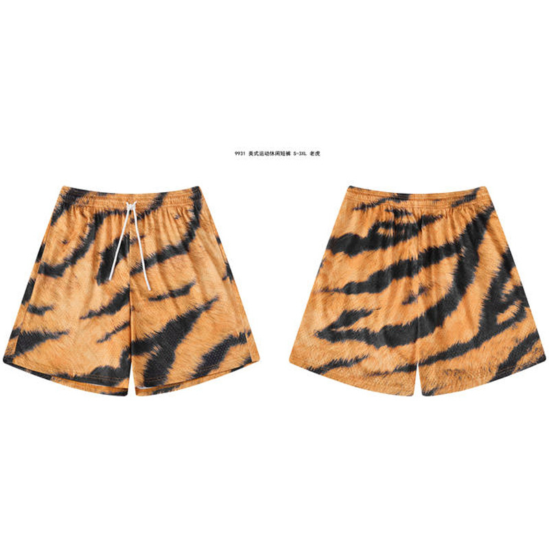 Σορτς με χαλαρή γραμμή από πολυεστέρα, γρήγορο στέγνωμα, μεσαία μέση, unisex ενήλικες