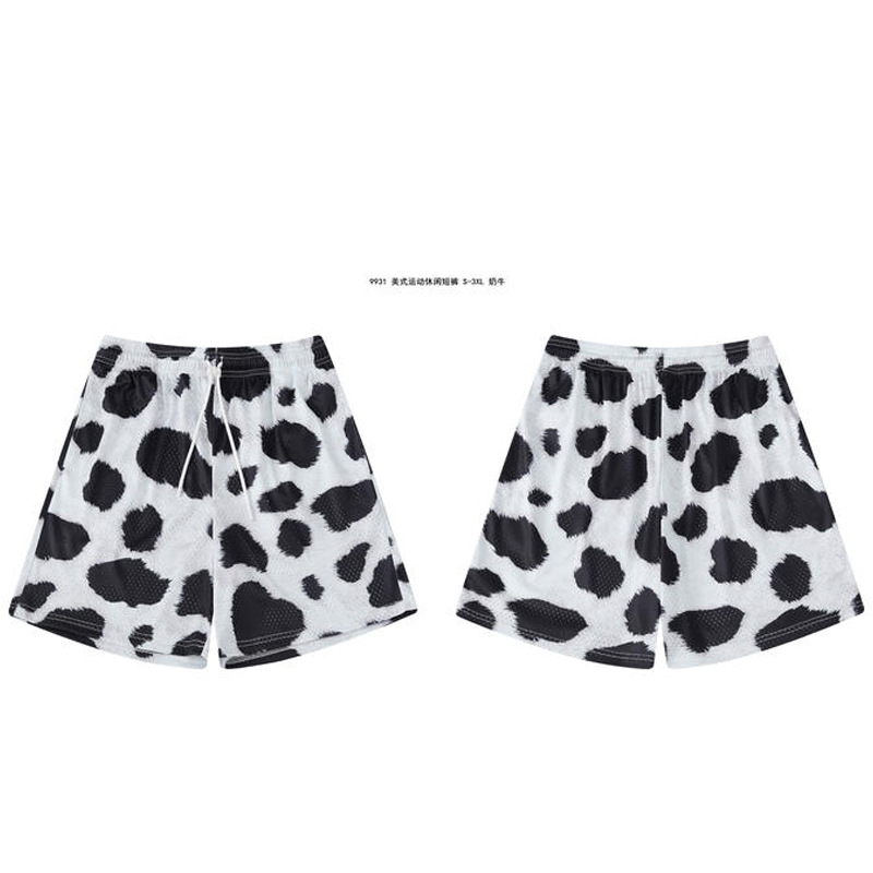 Σορτς με χαλαρή γραμμή από πολυεστέρα, γρήγορο στέγνωμα, μεσαία μέση, unisex ενήλικες