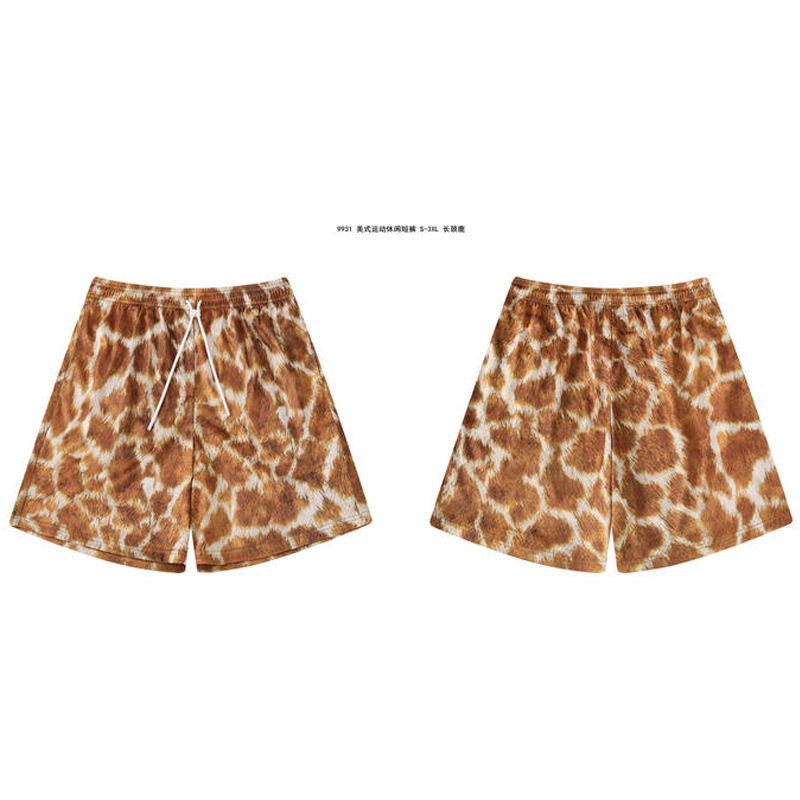 Σορτς με χαλαρή γραμμή από πολυεστέρα, γρήγορο στέγνωμα, μεσαία μέση, unisex ενήλικες