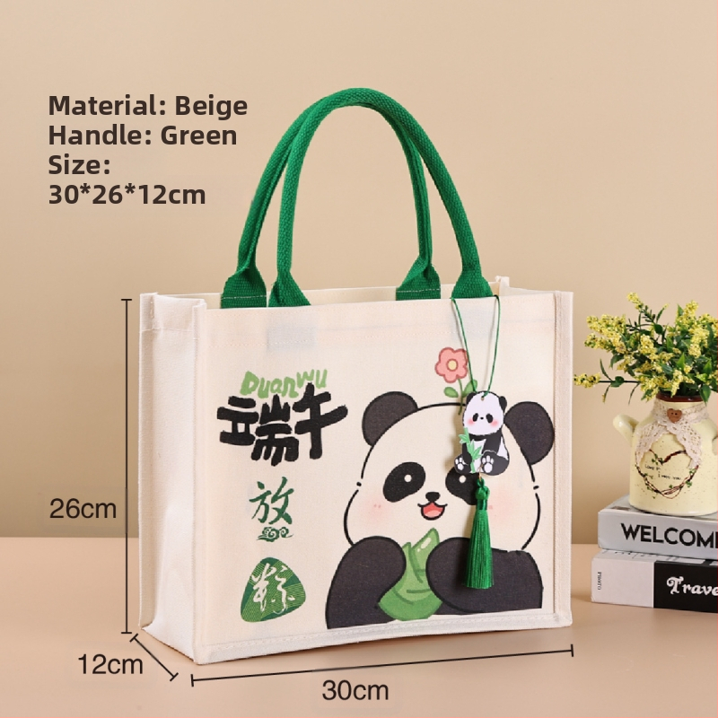 Dovanų įpakavimo krepšys su laminuota drobe; aplinkai draugiškas poliesterio ir medvilnės mišinys; logotipo spauda prieinama; spausdinimo metodai: serigrafinė spausda, mašininė spausda, skaitmeninė spausda, šilumos pernešimas