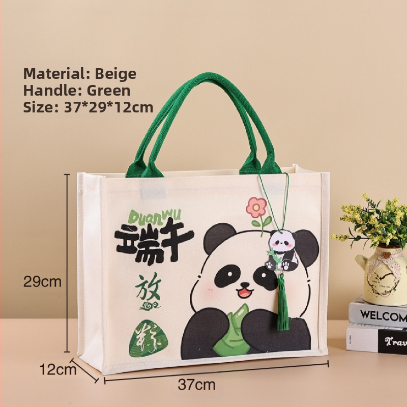 Dovanų įpakavimo krepšys su laminuota drobe; aplinkai draugiškas poliesterio ir medvilnės mišinys; logotipo spauda prieinama; spausdinimo metodai: serigrafinė spausda, mašininė spausda, skaitmeninė spausda, šilumos pernešimas