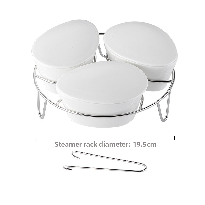 Garinimo dubuo su dangteliu – keramika, kietas finas porcelianas, vienos spalvos raštas, paprastas stilius