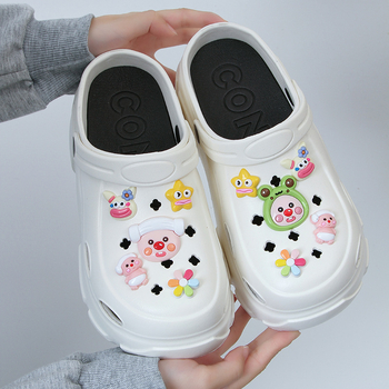 Сандали с презрамки, EVA горна част и EVA подметка, кръгла носка, ежедневен стил, Лято 2025