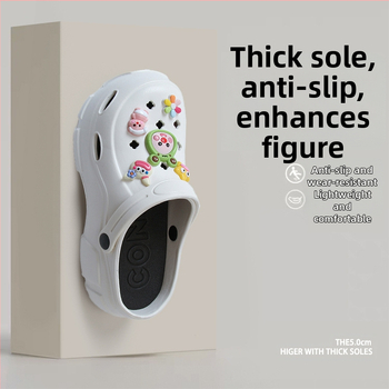 Сандали с презрамки, EVA горна част и EVA подметка, кръгла носка, ежедневен стил, Лято 2025