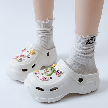 Сандали с презрамки, EVA горна част и EVA подметка, кръгла носка, ежедневен стил, Лято 2025