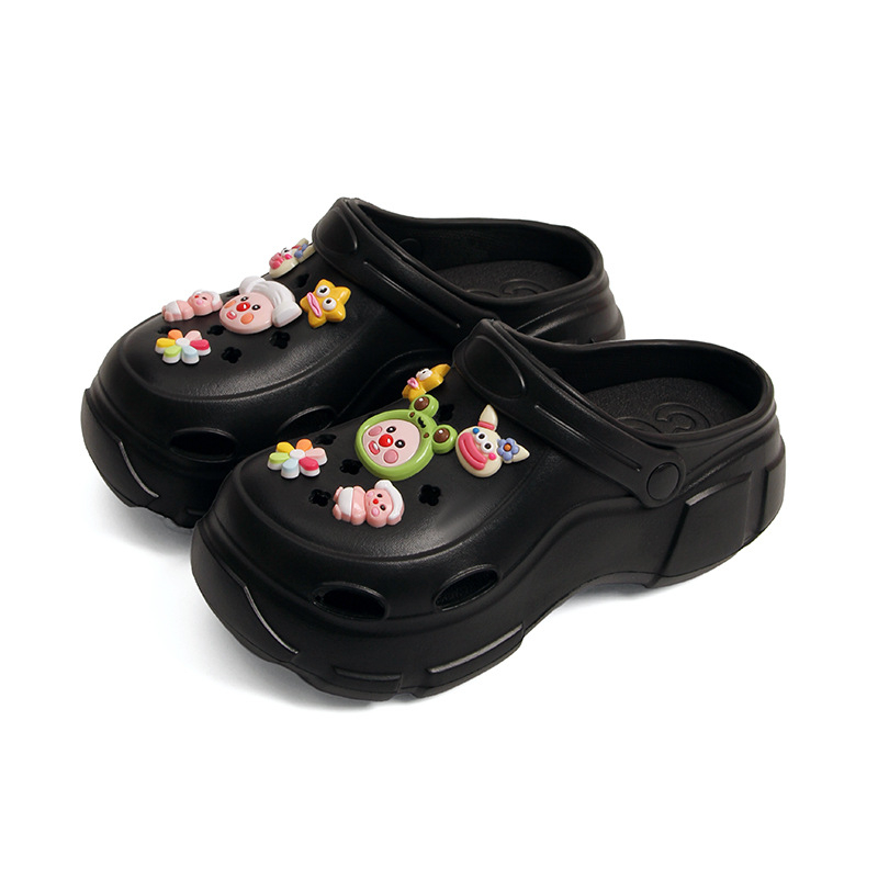 Сандали с презрамки, EVA горна част и EVA подметка, кръгла носка, ежедневен стил, Лято 2025