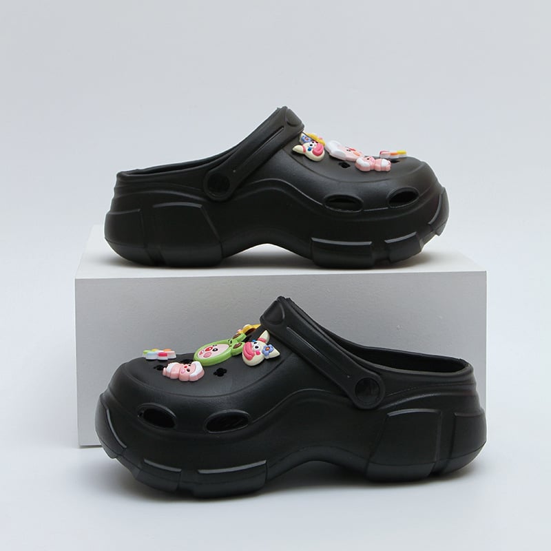 Сандали с презрамки, EVA горна част и EVA подметка, кръгла носка, ежедневен стил, Лято 2025