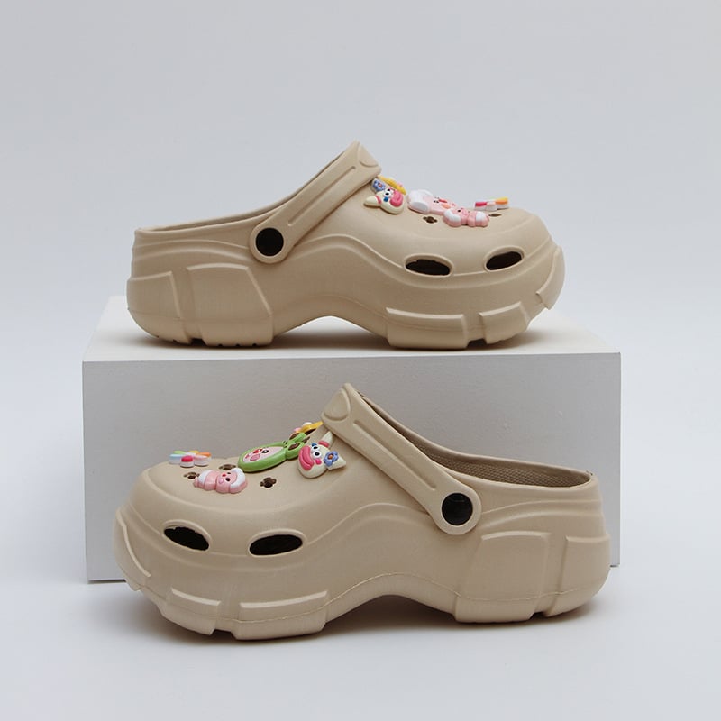 Сандали с презрамки, EVA горна част и EVA подметка, кръгла носка, ежедневен стил, Лято 2025