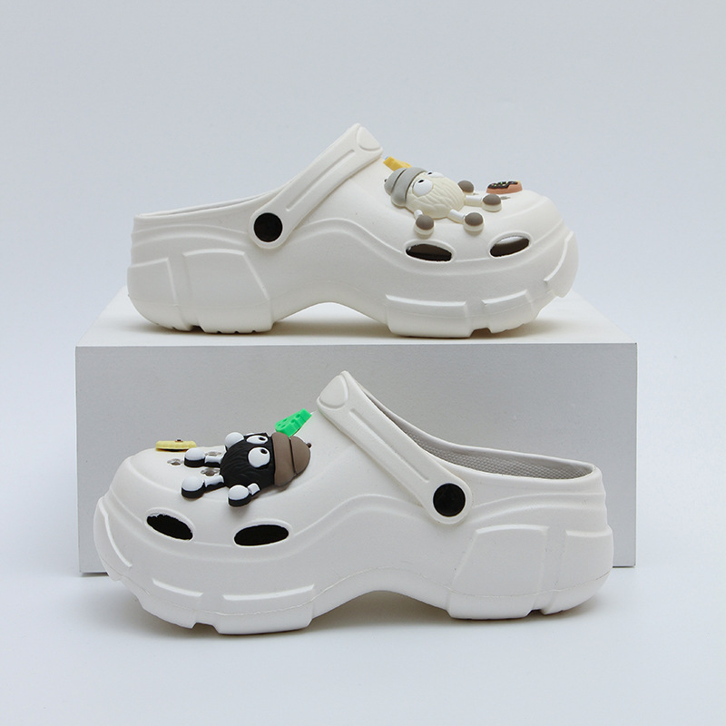 Сандали с презрамки, EVA горна част и EVA подметка, кръгла носка, ежедневен стил, Лято 2025