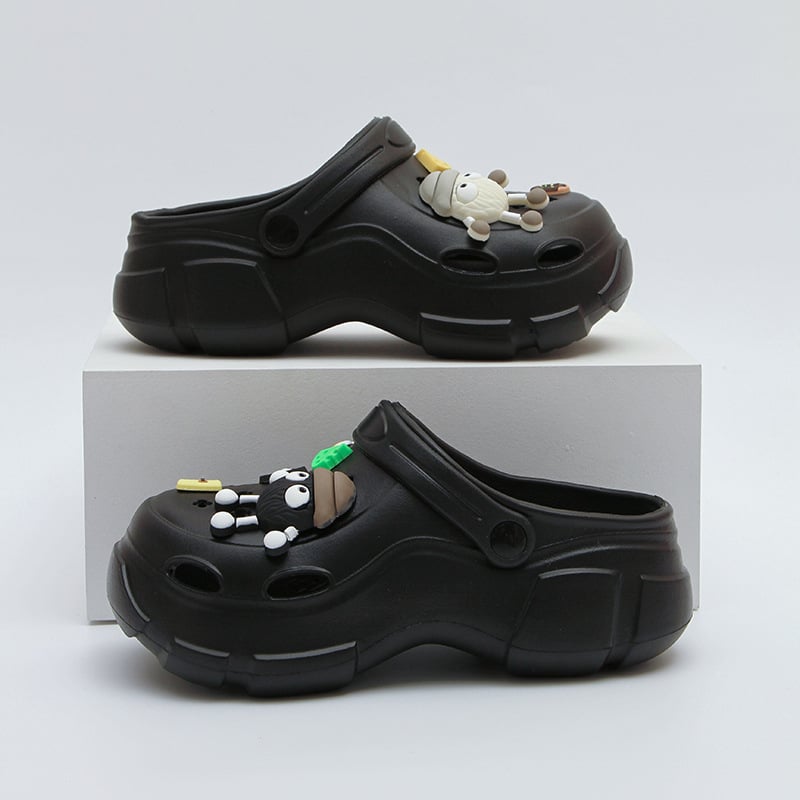 Сандали с презрамки, EVA горна част и EVA подметка, кръгла носка, ежедневен стил, Лято 2025