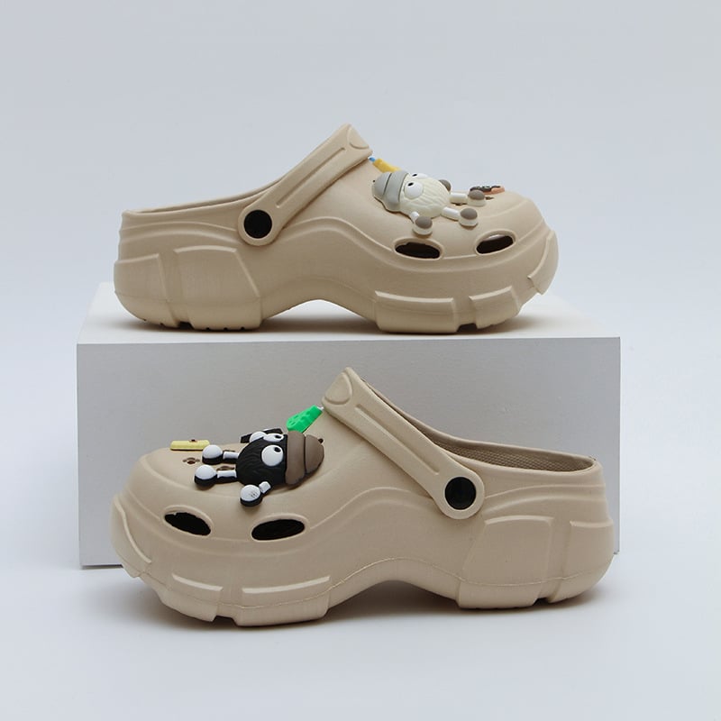 Сандали с презрамки, EVA горна част и EVA подметка, кръгла носка, ежедневен стил, Лято 2025