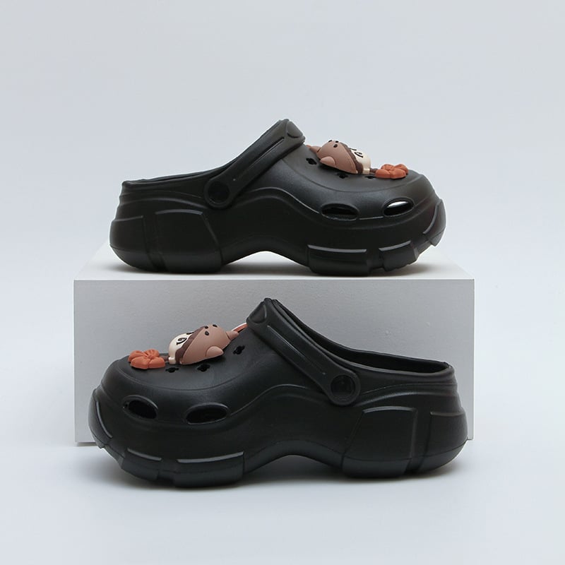 Сандали с презрамки, EVA горна част и EVA подметка, кръгла носка, ежедневен стил, Лято 2025