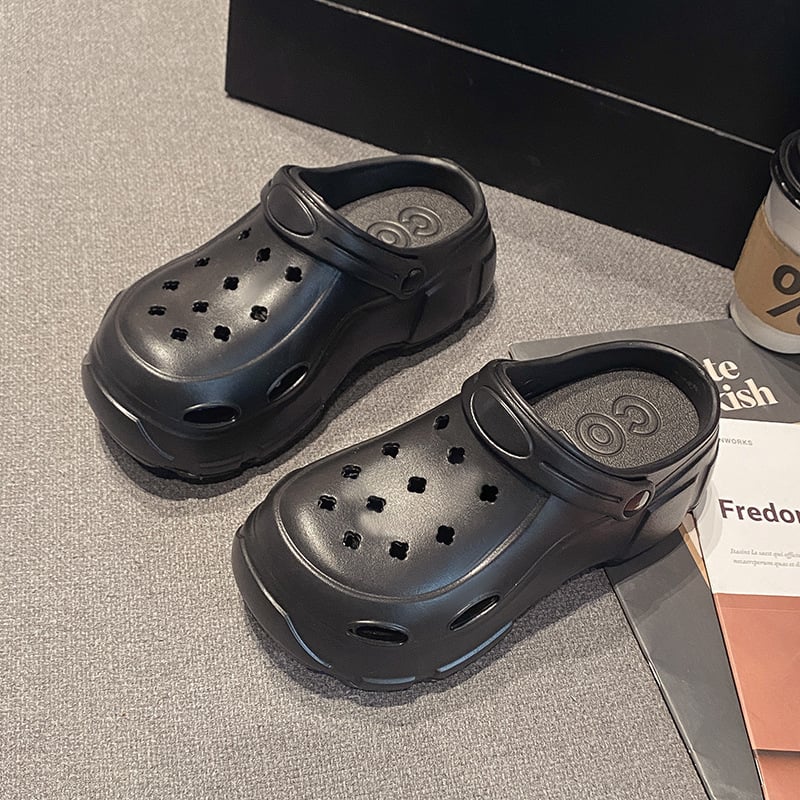 Сандали с презрамки, EVA горна част и EVA подметка, кръгла носка, ежедневен стил, Лято 2025