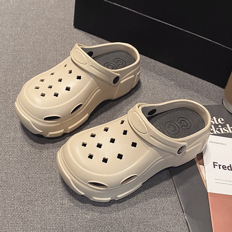 Сандали с презрамки, EVA горна част и EVA подметка, кръгла носка, ежедневен стил, Лято 2025