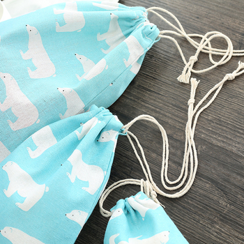 Τσάντα αποθήκευσης από βαμβάκι και λινό, ορθογώνια μορφή, ιαπωνικού στυλ, μοντέλο Z002