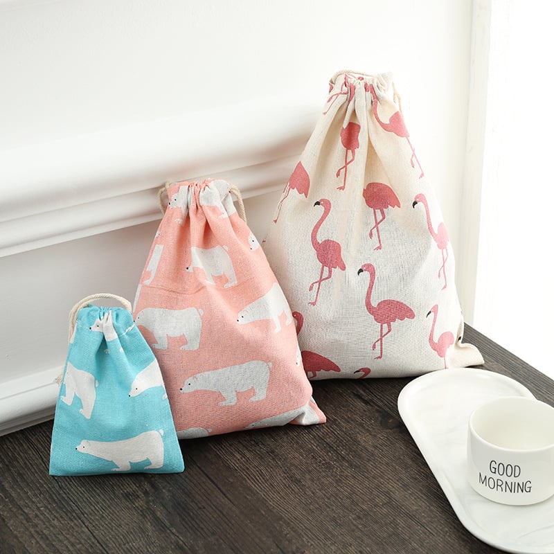 Torba za pohranu od pamuka i lana, pravokutnog oblika, japanskog stila, model Z002