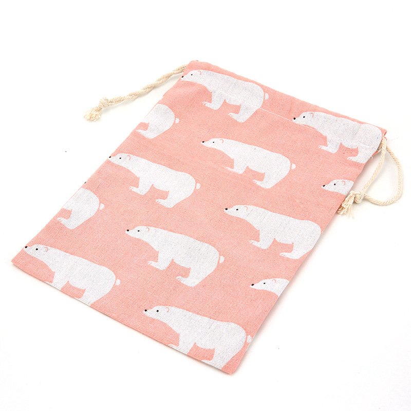 Torba za pohranu od pamuka i lana, pravokutnog oblika, japanskog stila, model Z002