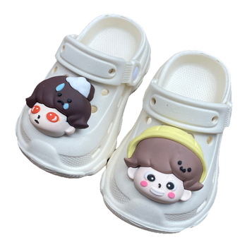 Bērnu čības un pantofles Cartoon Paradise, EVA augšējā daļa, pretslīdēšanas zole, ārējai lietošanai, vecums 1–3 gadi