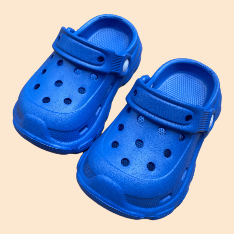 Bērnu čības un pantofles Cartoon Paradise, EVA augšējā daļa, pretslīdēšanas zole, ārējai lietošanai, vecums 1–3 gadi