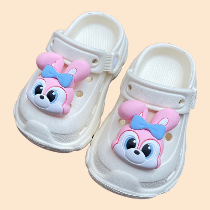 Bērnu čības un pantofles Cartoon Paradise, EVA augšējā daļa, pretslīdēšanas zole, ārējai lietošanai, vecums 1–3 gadi