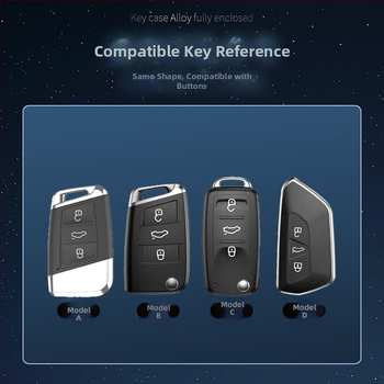 STYLBO raktų dėklas Volkswagenui – cinko lydinys, modernus stilius, autorizuota privatų prekės ženklas