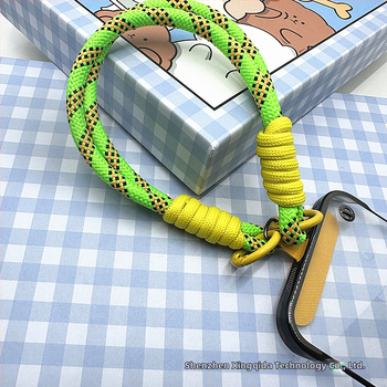 Мобилна каишка за телефон, ръчно изработена, с найлоново въже и метална катарама