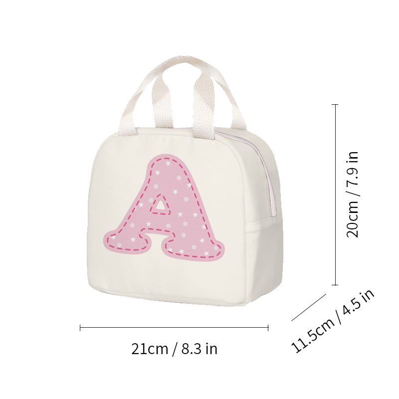 Izolirana torba za ručak od Oxford platna, model C80501, s motivom crtanog uzorka, velika kapaciteta, za posao i školu