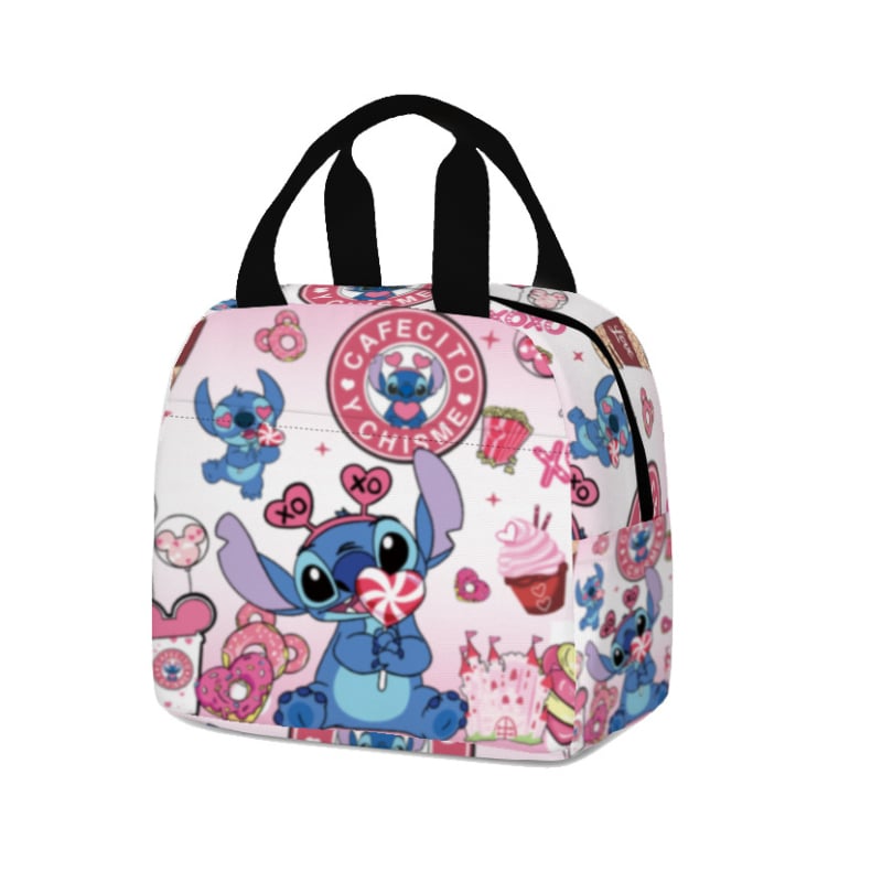 Izolirana torba za ručak od Oxford platna, model C80501, s motivom crtanog uzorka, velika kapaciteta, za posao i školu