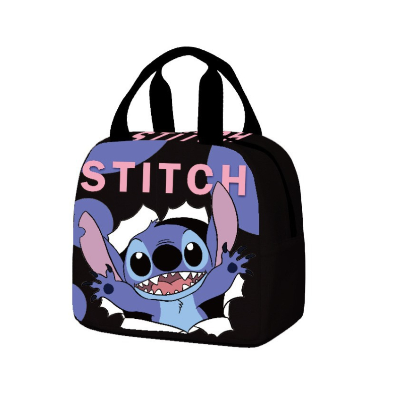 Izolirana torba za ručak od Oxford platna, model C80501, s motivom crtanog uzorka, velika kapaciteta, za posao i školu