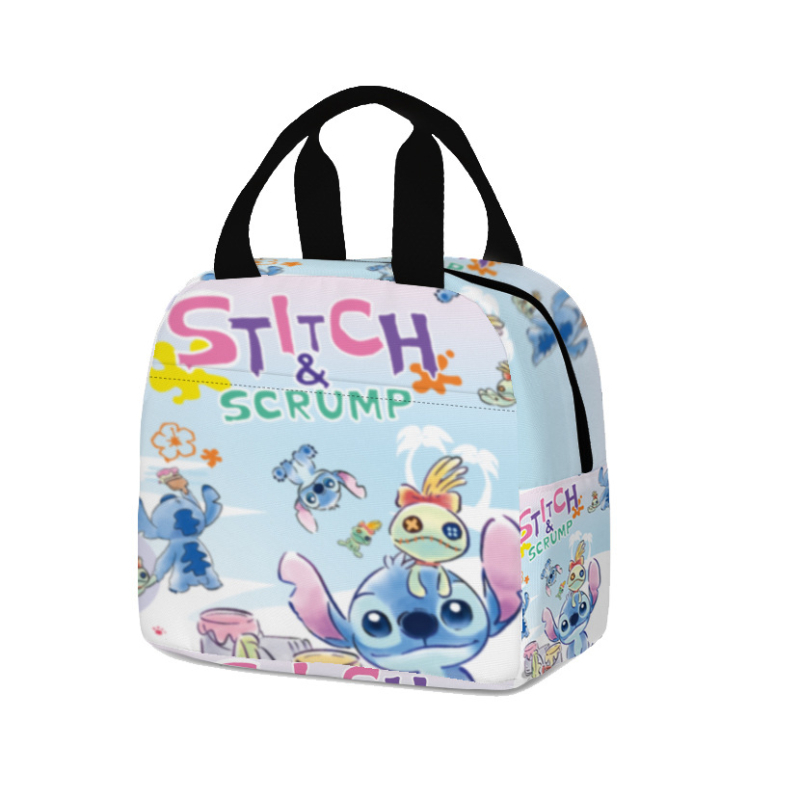 Izolirana torba za ručak od Oxford platna, model C80501, s motivom crtanog uzorka, velika kapaciteta, za posao i školu