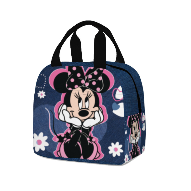 Izolirana torba za ručak od Oxford platna, model C80501, s motivom crtanog uzorka, velika kapaciteta, za posao i školu