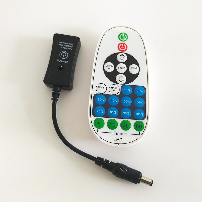 ZHENHUA KY-RF23-D1 RF димер за ниско напрежение LED ленти, DC12-24V, RF23-key дистанционно управление