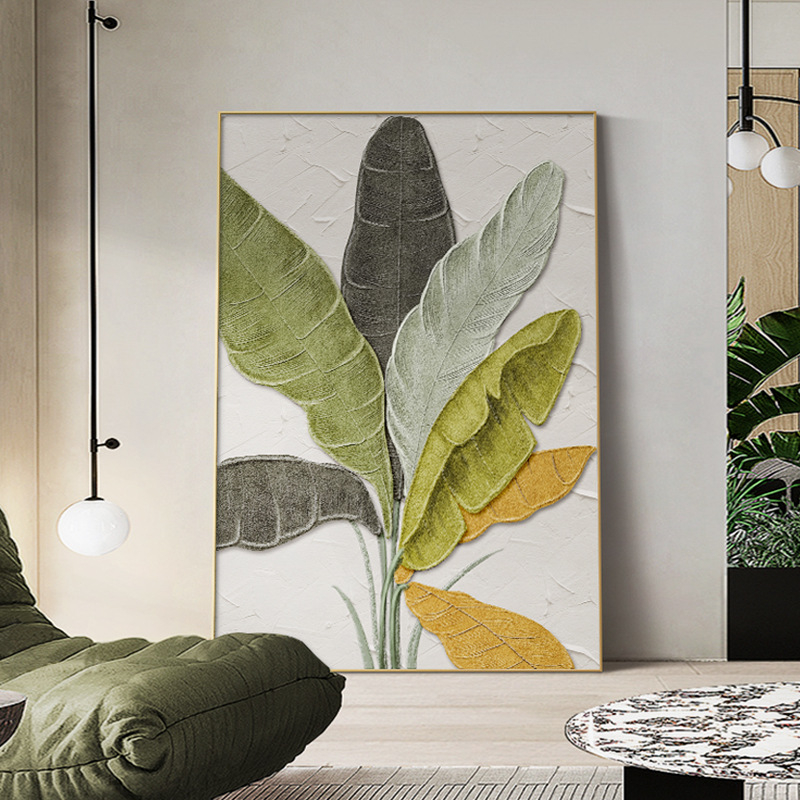 Cvjetno inspiriran moderan luksuzni zidni dekorativni komad za dnevni boravak – minimalistička i elegantna umjetnost za pozadinu kauča i hodnika, u okviru.