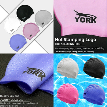 Silicone plaukimo kepurė - atspari vandeniui, patogi, aukšta elastingumas, universalus, suaugusiems, baseinui (Medžiaga: silikonas; Raštas: vientisas; Tinkamas: suaugusieji; Scena: baseinas)