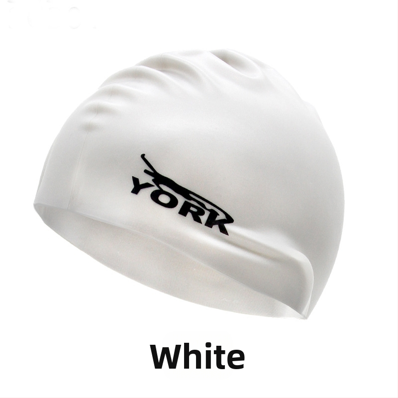 Silicone plaukimo kepurė - atspari vandeniui, patogi, aukšta elastingumas, universalus, suaugusiems, baseinui (Medžiaga: silikonas; Raštas: vientisas; Tinkamas: suaugusieji; Scena: baseinas)