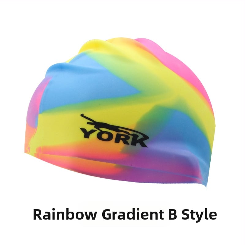 Silicone plaukimo kepurė - atspari vandeniui, patogi, aukšta elastingumas, universalus, suaugusiems, baseinui (Medžiaga: silikonas; Raštas: vientisas; Tinkamas: suaugusieji; Scena: baseinas)